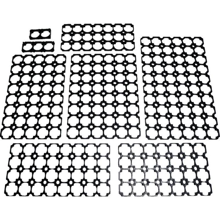 32650 32700 Separatore supporto in plastica per batteria Lifepo4 Staffa per cella agli ioni di litio per pacchi batteria 12v 24v 48v