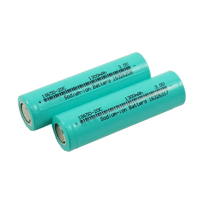 Batteria agli ioni di sodio Akku agli ioni di sodio cilindrica 18650 1300mAh agli ioni di sodio ad alta velocit&agrave; per bici elettrica da scooter