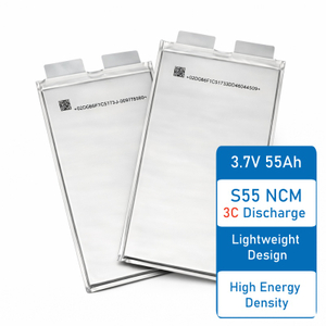 Farasis S55 半固体 NCM リチウムイオン パウチセル 3.7V 55Ah 高エネルギー密度バッテリー