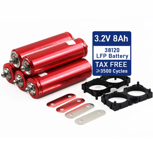Classe cil&iacute;ndrica A Lfp 38120S 38120HP 32140 c&eacute;lulas 15Ah 10Ah 8Ah 38120 bateria recarreg&aacute;vel de &iacute;ons de l&iacute;tio 3.2v Lifepo4 para energia solar