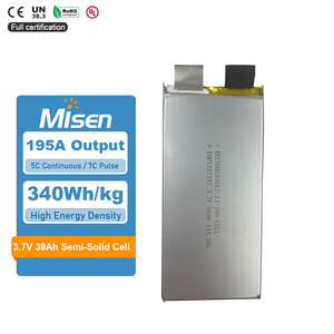 Batteria ad alta densit&agrave; di energia con celle a custodia agli ioni di litio semi-solida da 3,7 V 39 Ah per applicazioni EV ESS AGV