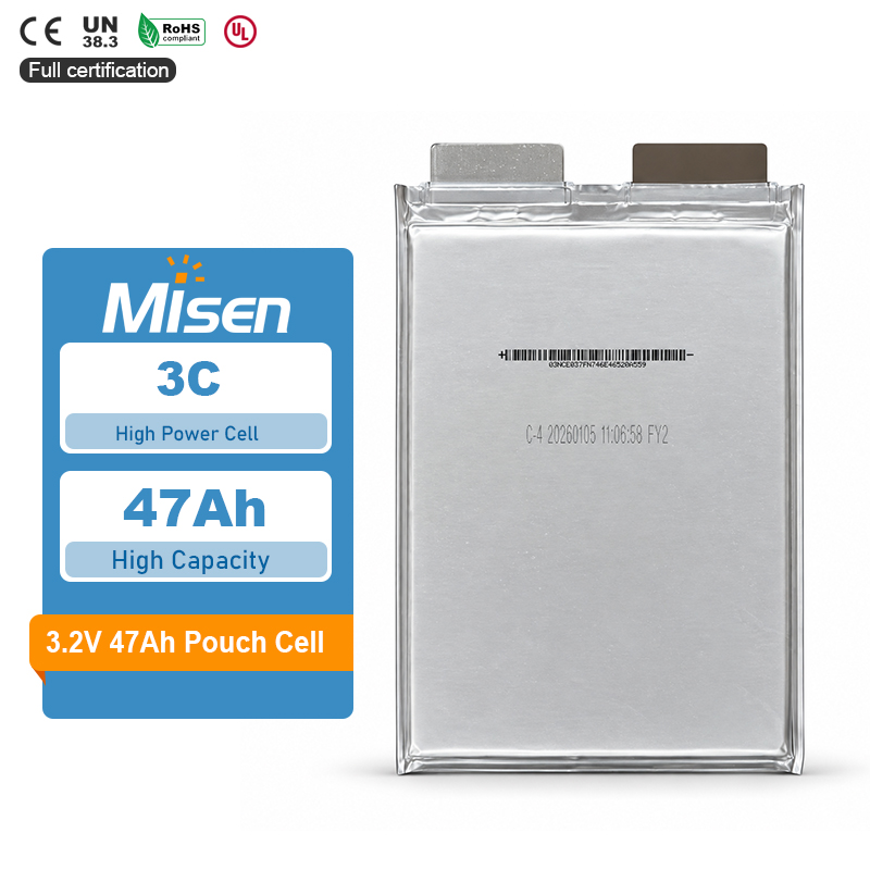 Batteria ricaricabile Farasis S47 3.2V 46.5Ah 47Ah 5C LiFePO4 Pouch